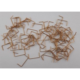100 Stück Splinten U-Form 24,5 x 11mm FlDr. 0,7x1,2mm Tombak roh - SPL245110712TB