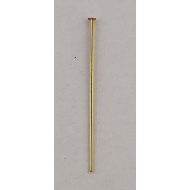 Prismenstifte 45 x 0,8mm Kopf 2,4mm Messing roh 100Stk - PS4508MS