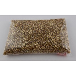 1000 Stk Ringe offen 6,0 x 1,2mm Messing roh - RI612MS1000