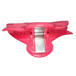 Haarklemme 80mm rot Feder Krokodil Klemme Haar Öffnung max 33mm 1 Stück - HK80RT