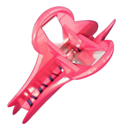 Haarklemme 80mm rot Feder Krokodil Klemme Haar Öffnung max 33mm 1 Stück - HK80RT