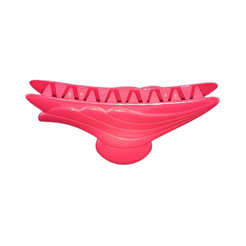 Haarklemme 80mm rot Feder Krokodil Klemme Haar Öffnung max 33mm 1 Stück - HK80RT