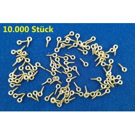 Stiftösen mit Holzgewinde 10 x 1,2mm Öse - 1000 Stück STOE1012MS1000