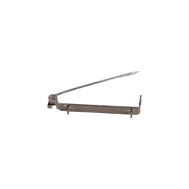 100 Stück Leistel 30 x 4mm Nadel 2x Zacke Messing vernickelt - LEI304MSR20