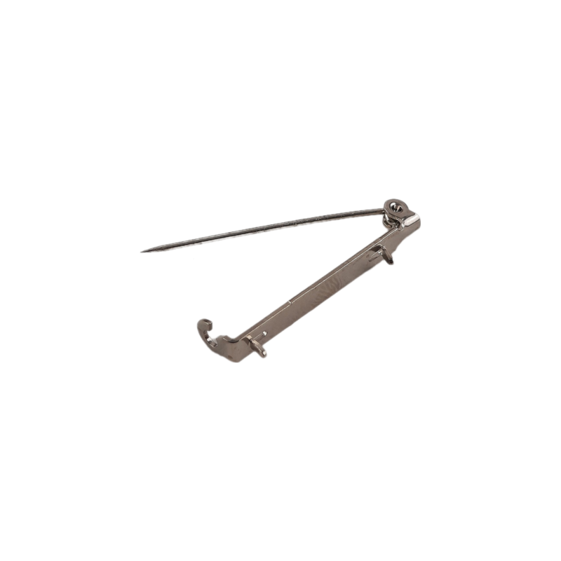 100 Stück Leistel 30 x 4mm Nadel 2x Zacke Messing vernickelt - LEI304MSR20