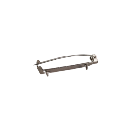 100 Stück Leistel 30 x 4mm Nadel 2x Zacke Messing vernickelt - LEI304MSR20