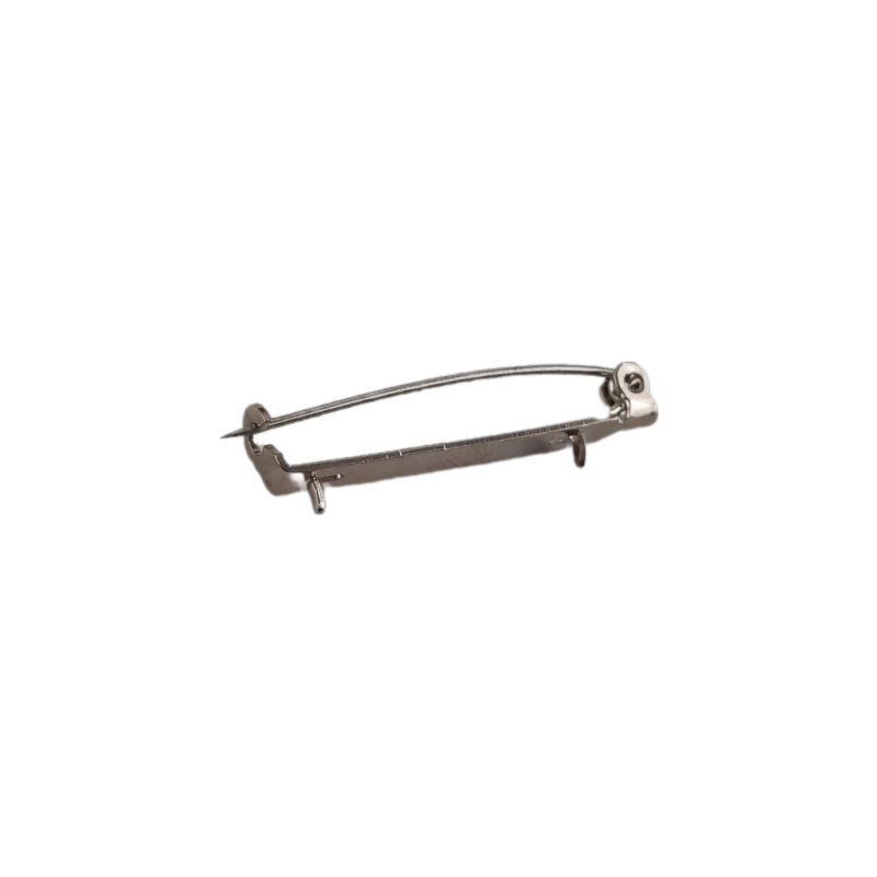 100 Stück Leistel 30 x 4mm Nadel 2x Zacke Messing vernickelt - LEI304MSR20