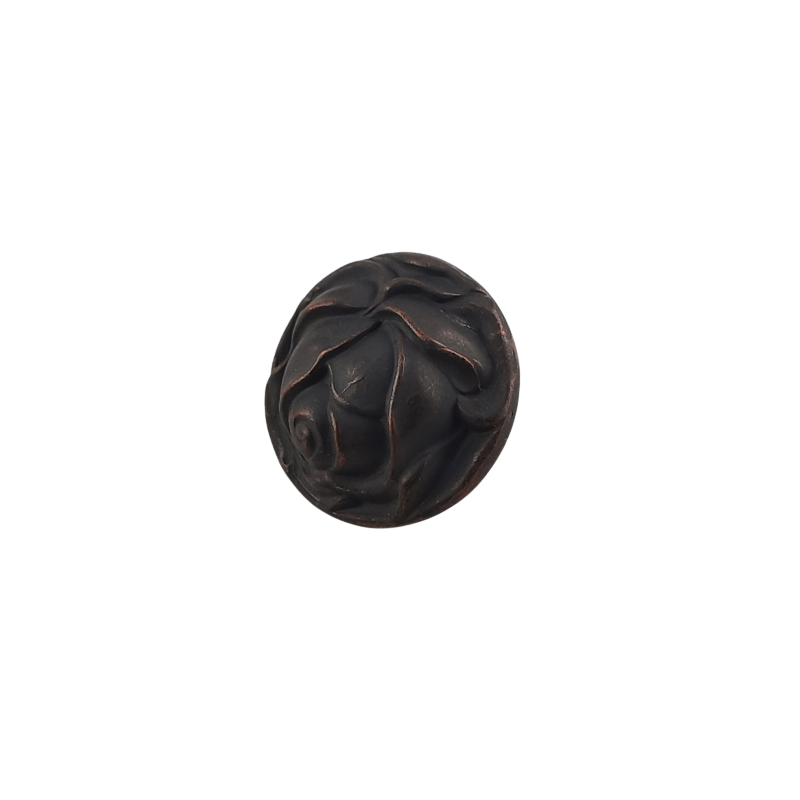 Knöpfe Ø17,7 x 11,7mm 1xÖse Tombak roh 20 Stück - KN177117TB