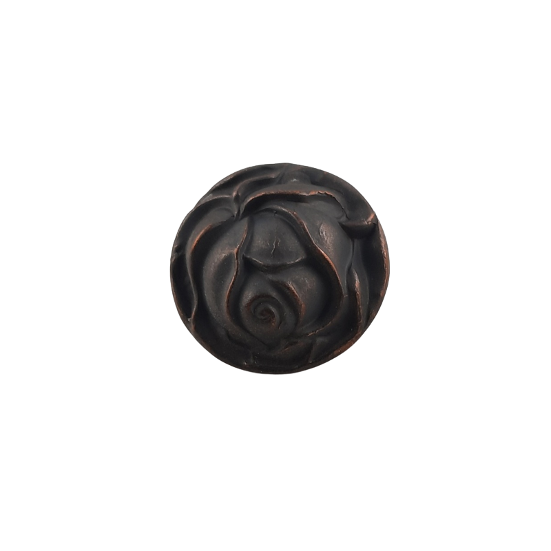 Knöpfe Ø17,7 x 11,7mm 1xÖse Tombak roh 20 Stück - KN177117TB