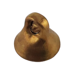 100 Stück Glockenöse 5mm 7 x 6,2mm Kordel Schnur Messing roh - GLOE5MS