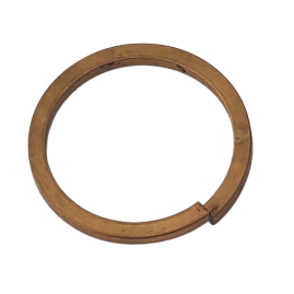 20 Stück Ringe rund offen versetzt 25mm 2x2mm Vierkant Tombak roh - RI2522TB