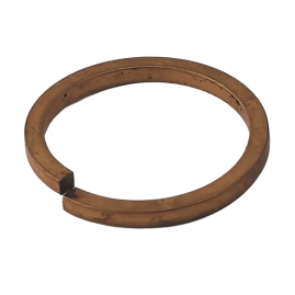 20 Stück Ringe rund offen versetzt 25mm 2x2mm Vierkant Tombak roh - RI2522TB