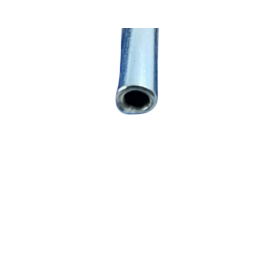 Röhrchen gebogen silberfarbig nickelfrei 41 x 1,0 x 1,75mm div Längen 50 Stück