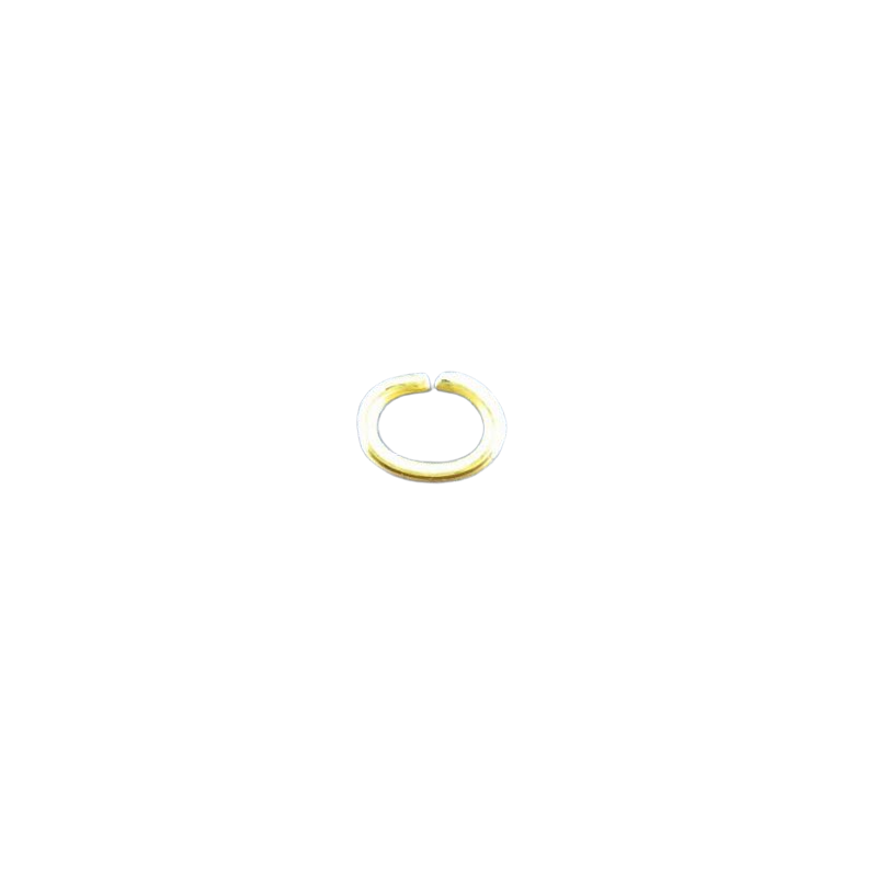 Ringe oval Messing 6,6 x 4,9 x 1,0mm offen Biegeringe 5000 Stück