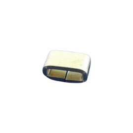 100 Stück Ringe oval 5,6 x 3 x 2,5mm Flachdraht Messing roh - RIOV5625MS