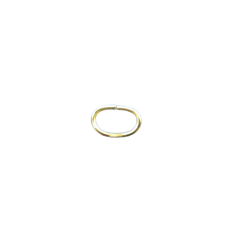 100 Stk. Ringe oval Tombak roh zu 8,0 x 5,5 x 0,8mm - RIOV80558TB