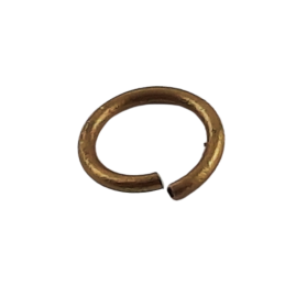 100 Stk. Ringel rund offen 6,3 x 0,8mm Messing roh - RI6308MS