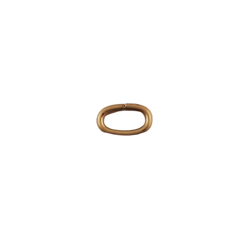 100 Stk Ringe oval Tombak roh zu 5,8 x 3,8 x 0,8mm - RIOV583808TB