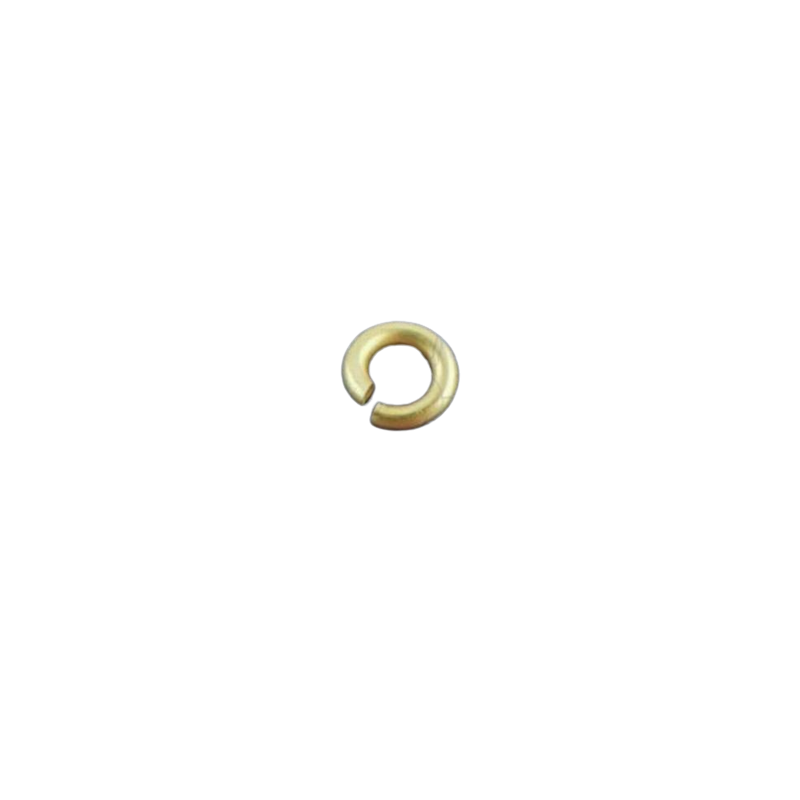 100 Stück Ringel rund offen 3,86 x 0,90mm innen 1,90mm Messing roh - RI38609MS