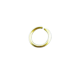 100 Stk. Ringel rund offen 6,3 x 0,9mm Messing roh - RI6309MS