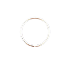100 Stück Ringe rund 11,8 x 0,9mm Ms versilbert - RI11809MSAG