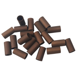 20 Stück Rohrstücke 20 x 10 x 0,7mm Tombak roh - RO201007TB