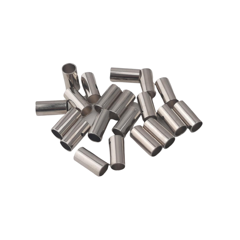 20 Stück Rohrstücke 20 x 10 x 0,7mm Tombak R20 vernickelt - RO201007TBR20