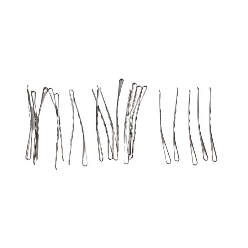 20 Stück Haarschieber 70mm 1,8x0,7mm Welle leicht gebogen Messing vernickelt - HS7018MSR20