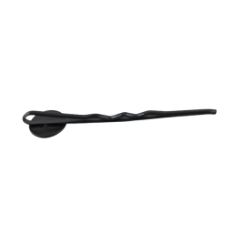 20 Stück Haarschieber 50mm Platte 10mm gewellt Eisen roh - HS50PL10FE