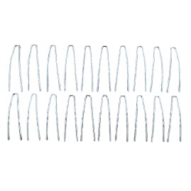 20 Stk Haarschieber 73mm 1,2mm Draht gebogen Welle Tombak federhart gebeizt - HS7312TBGB
