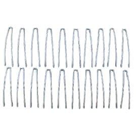 20 Stk Haarschieber 82mm 1,3mm Draht gebogen Welle Messing federhart roh - HS8213MS