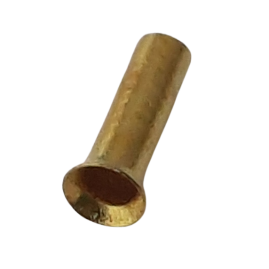 100 Stück Rohrnieten 7,7 x 2,2mm Messing roh - RONI7722MS