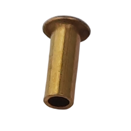 100 Stück Rohrnieten 5,5 x 2mm Messing roh - RONI552MS