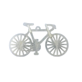 20 Stück Anhänger Deko Fahrrad Rennrad 35,2 x 20,4 x 1,5mm Guß - DEKORAD1