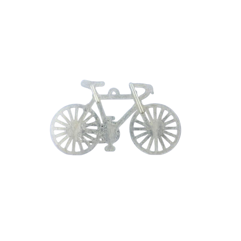 20 Stück Anhänger Deko Fahrrad Rennrad 35,2 x 20,4 x 1,5mm Guß - DEKORAD1