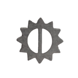 50 Stück Anhänger Deko Emblem Stern Zacken Steg - EMBSTERN1