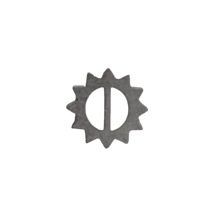 50 Stück Anhänger Deko Emblem Stern Zacken Steg - EMBSTERN1