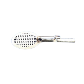 10 Stück Emblem Brosche Tennisschläger mit Leistel 51 x 17 x 7mm - EMBTEN1