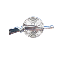 20 Stück Brosche Anhänger Anstecknadel Gewehr mit Zielscheibe 35,6 x 16,7 x 8mm - BRGEWEHR1