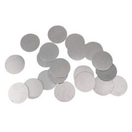 20 Stück Platte rund 22,5 x 0,9mm Aluminium roh - PL22509AL