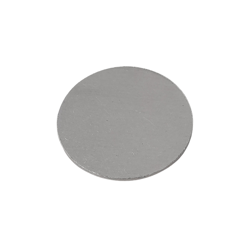 20 Stück Platte rund 22,5 x 0,9mm Aluminium roh - PL22509AL
