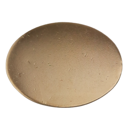 20 Stück Platten oval 34 x 25,7 x 0,6mm Tombak gebeizt goldfarben - PL3425706TBGB