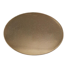 20 Stück Platten oval 34 x 25,7 x 0,6mm Tombak gebeizt goldfarben - PL3425706TBGB
