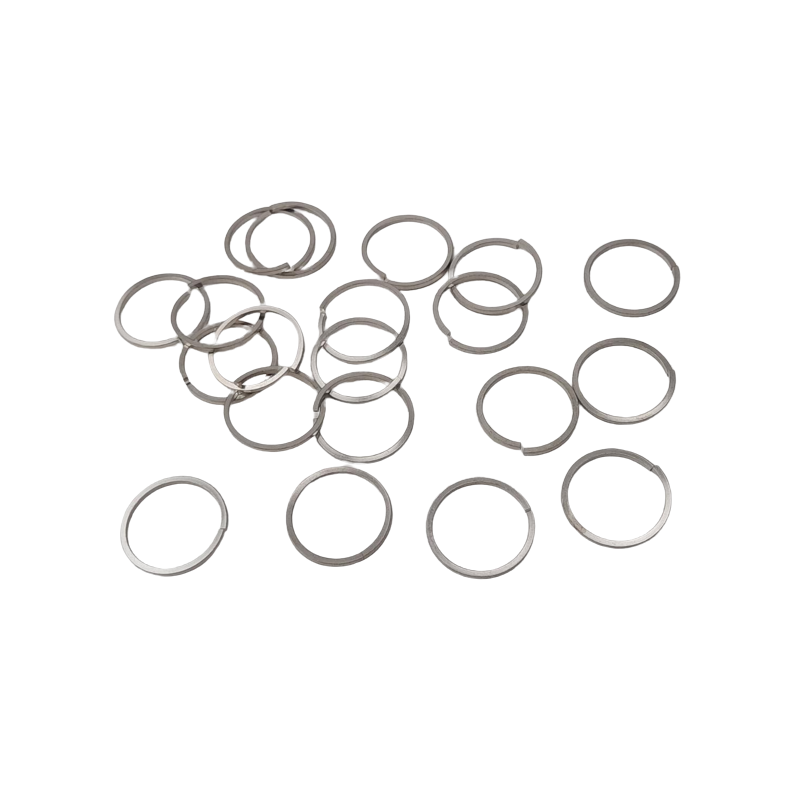 20 Stück Ringe rund 23,4mm Vierkantdraht 1,4x1,4mm offen Tombak R20 vernickelt- RI2351414TBR20