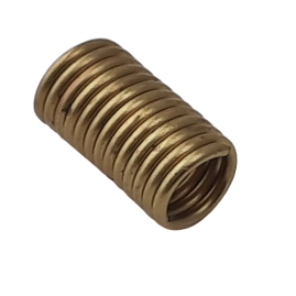 50 Stück Spiralstücke 10 x 5,4 x 0,7mm Messing roh - SPIR105407MS