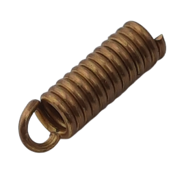 50 Stück Spiralstücke 11 x 4 x 0,8mm 1x Öse Messing roh - SPIR11408OEMS