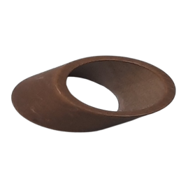 20 Stück Rohrstücke 18,2mm x 4mm Tombak roh - RO4182TB