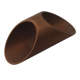 10 Stück Rohrstücke 44,5mm x Ø20mm 45° gesägt Tombak roh - RO20445TB