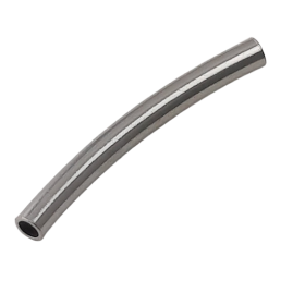 20 Stück Rohrstücke 29,8mm x Ø3mm Tombak R-10 silberfarbig - RO2983TBR10