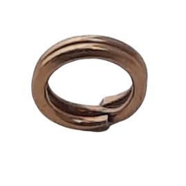 100 Stück Spaltringe 4,5 x 1,1mm Messing vergoldet - SPAR45MSGO